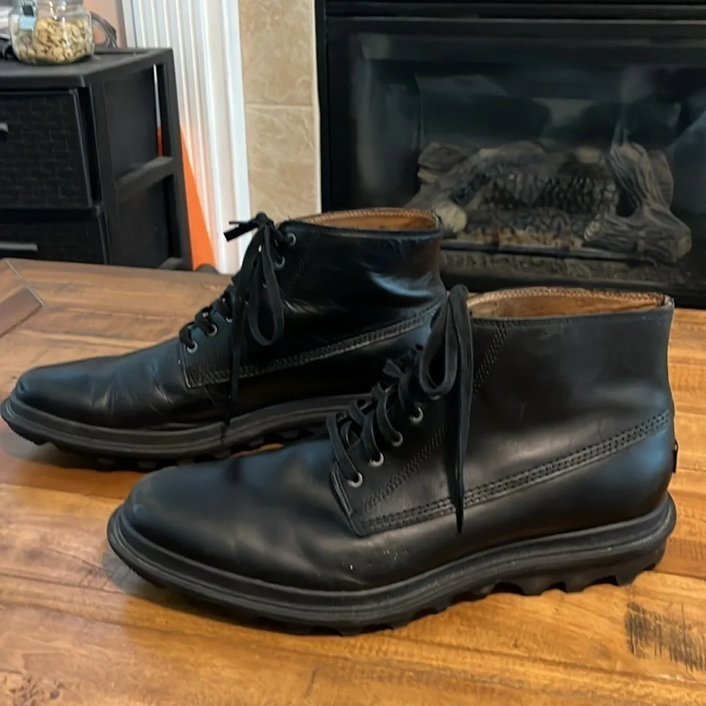 Sorel Men's Black Ace Waterproof Leather Chukka Boots, Size 13 191455336070